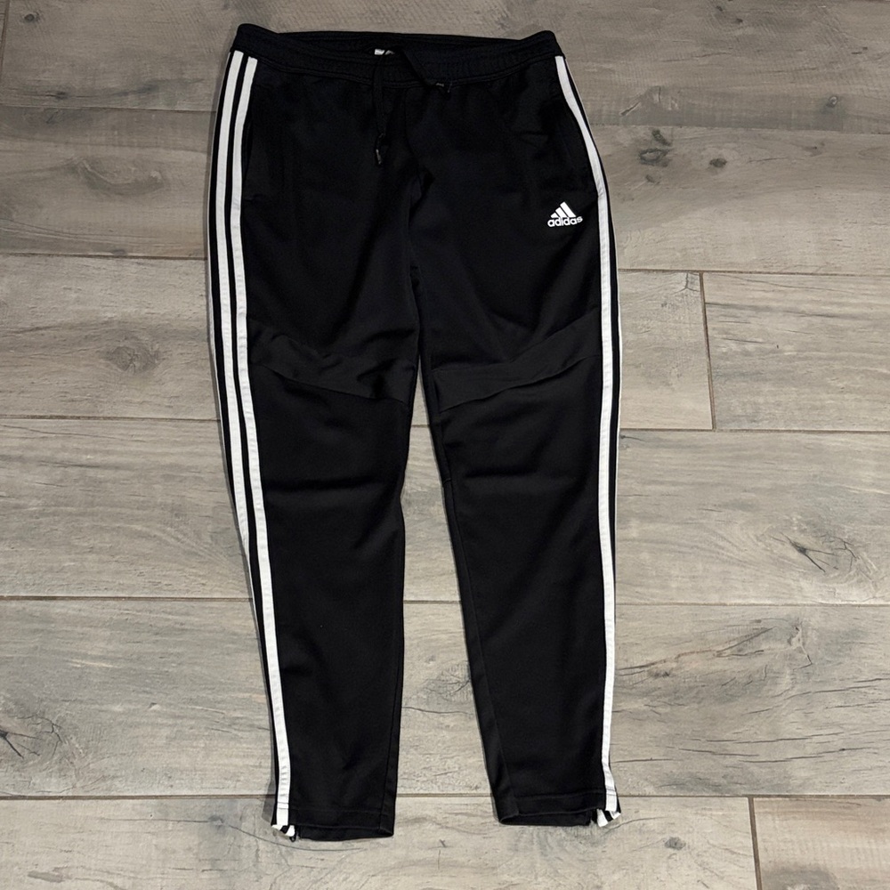Adidas Kids Black and White Joggers
